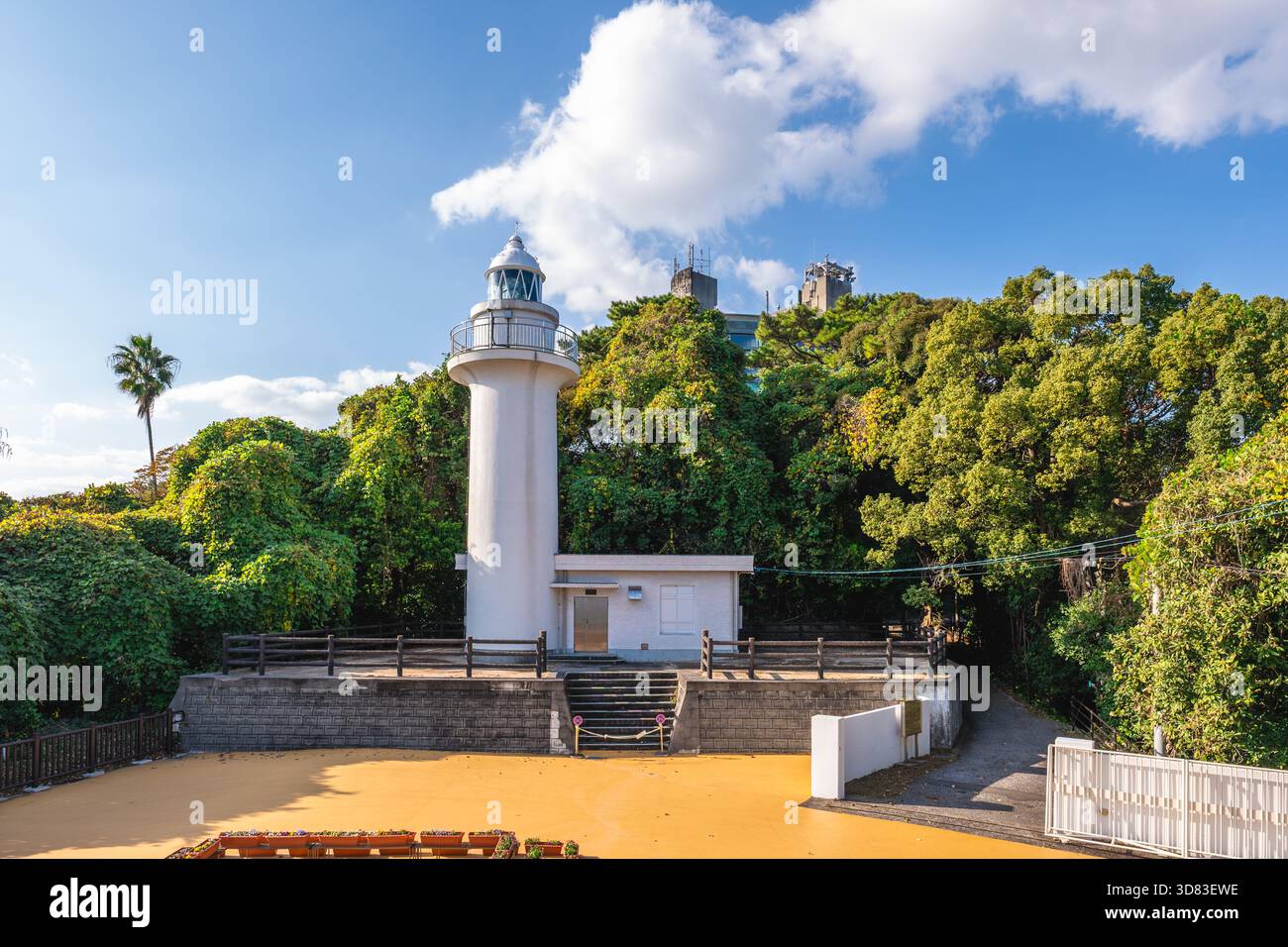 Faro di Kochi situato a Katsurahama a Kochi, Shikoku, Giappone Foto Stock