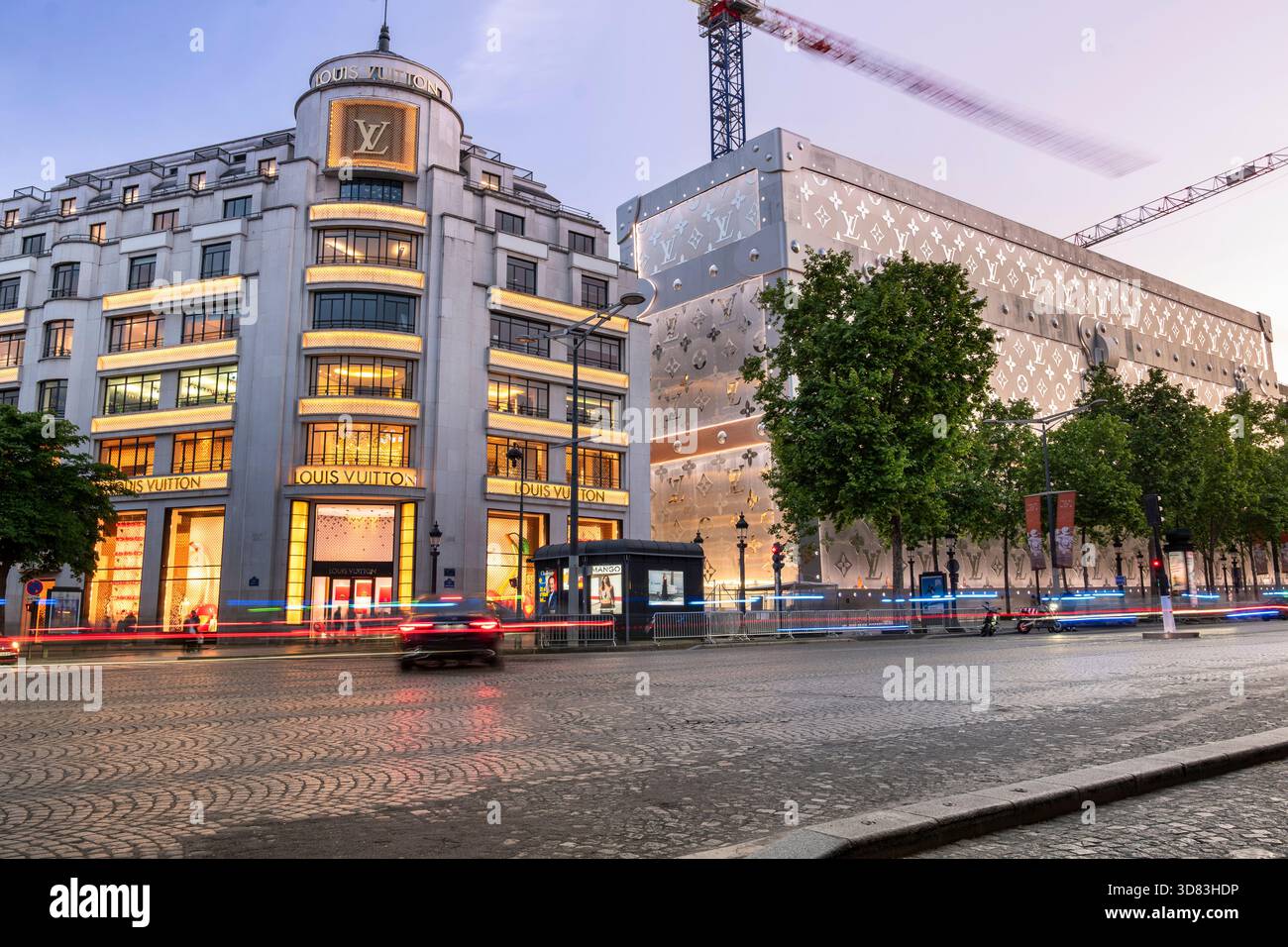 Parigi, Francia, Avenue des Champs Ã`lysÃ©es Foto Stock