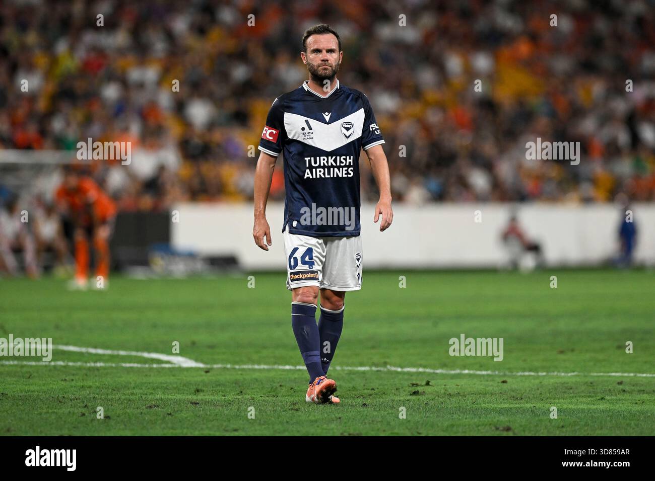 28 novembre 2025; Suncorp Stadium, Brisbane, Queensland, Australia: A League Football, Brisbane Roar contro Melbourne Victory; Juan Mata di Melbourne Victory Foto Stock