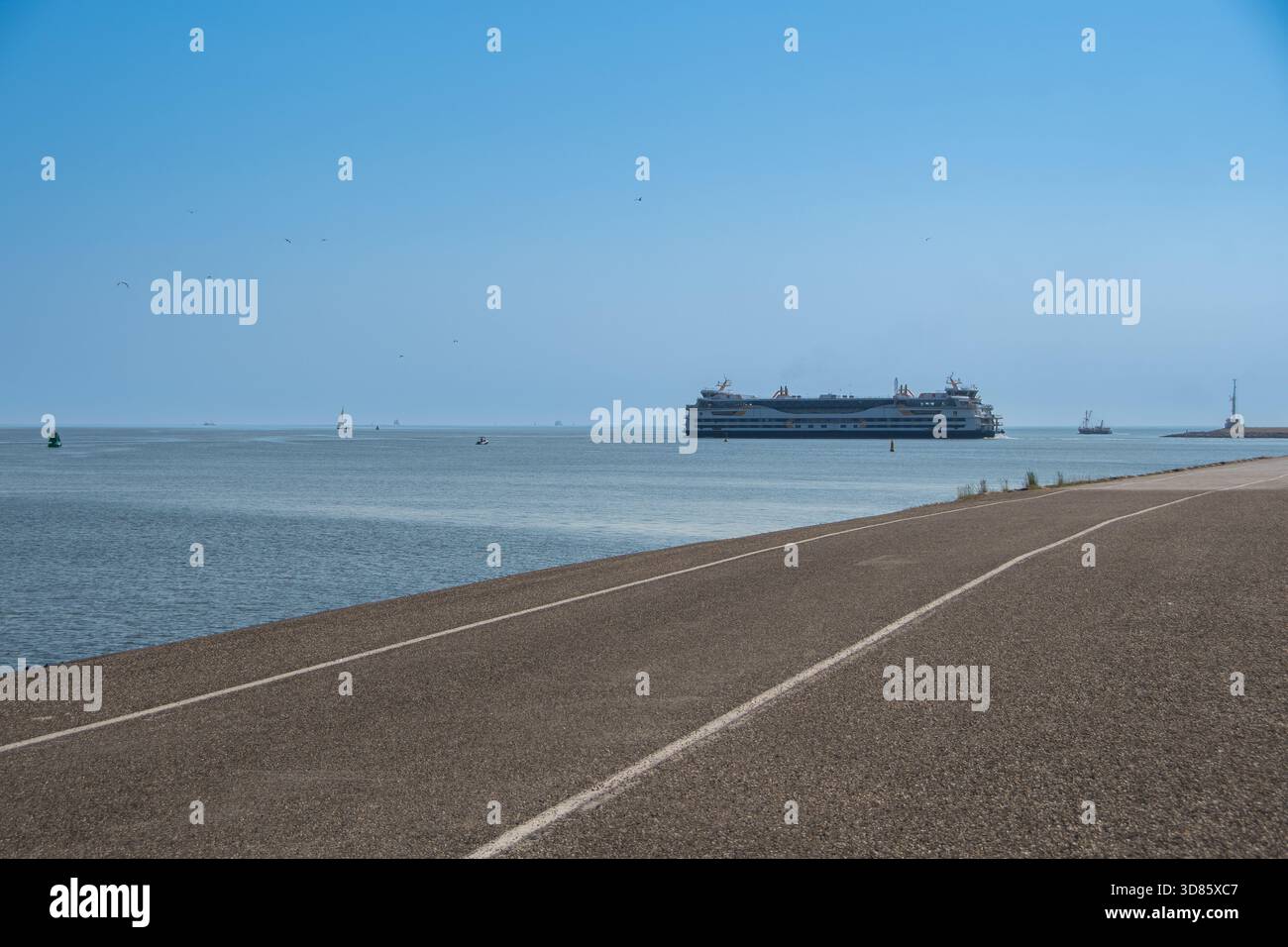Den Helder, Paesi Bassi 27 giugno 2024, il traghetto da Den Helder a Texel Foto Stock