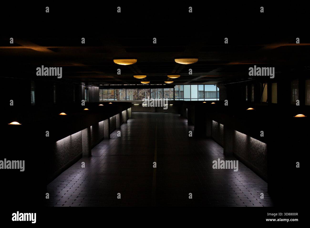 Dentro il Barbican Foto Stock