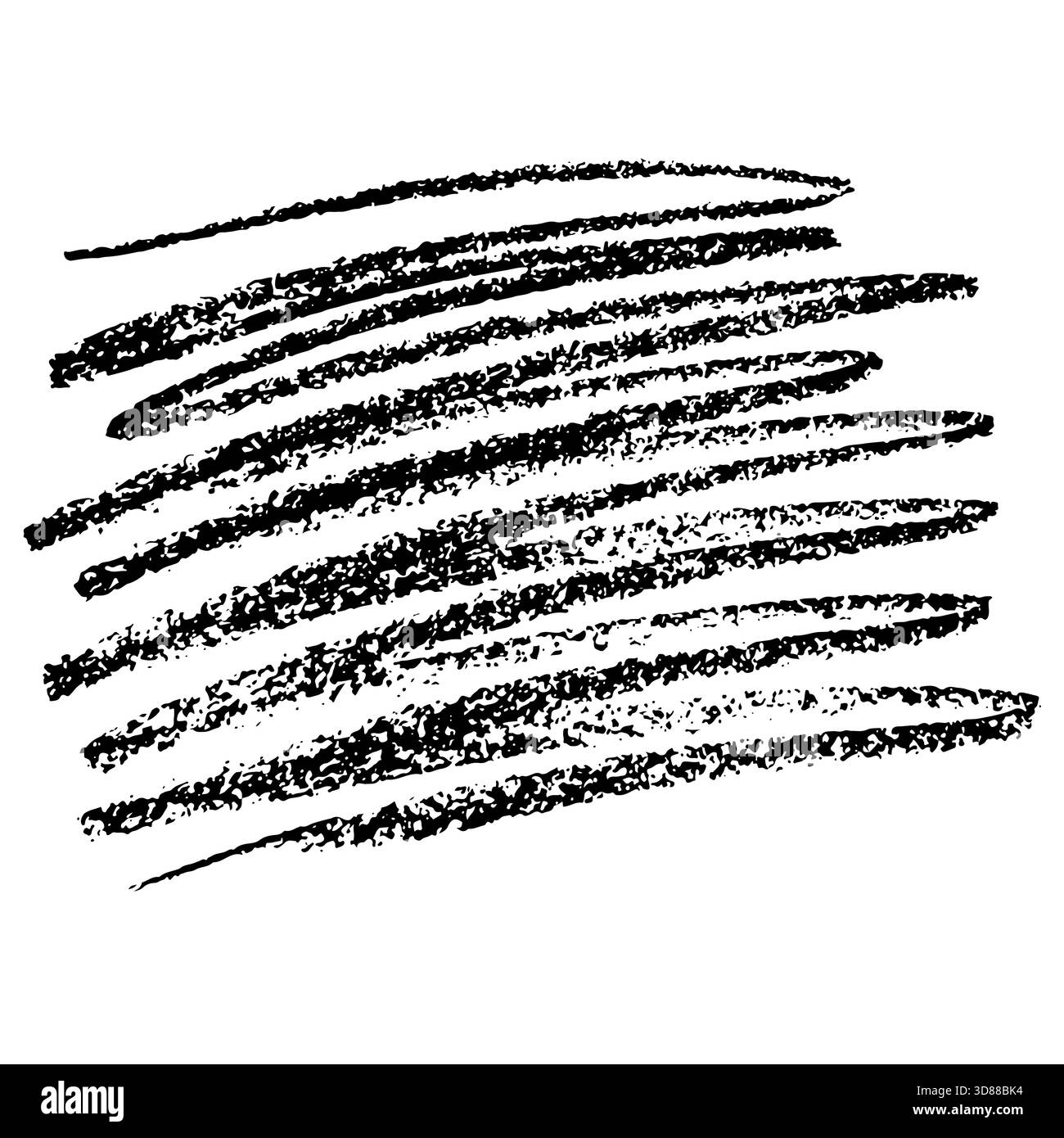 Grana di gesso reale disegnata a mano Illustrazione Vettoriale