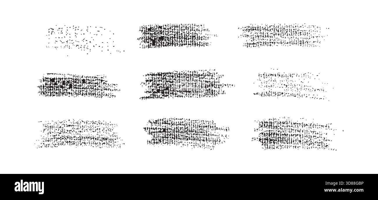Varie texture a matita mostrano diverse tecniche di ombreggiatura e variazioni di traccia utili per artisti e designer. Queste texture possono migliorare sk Illustrazione Vettoriale