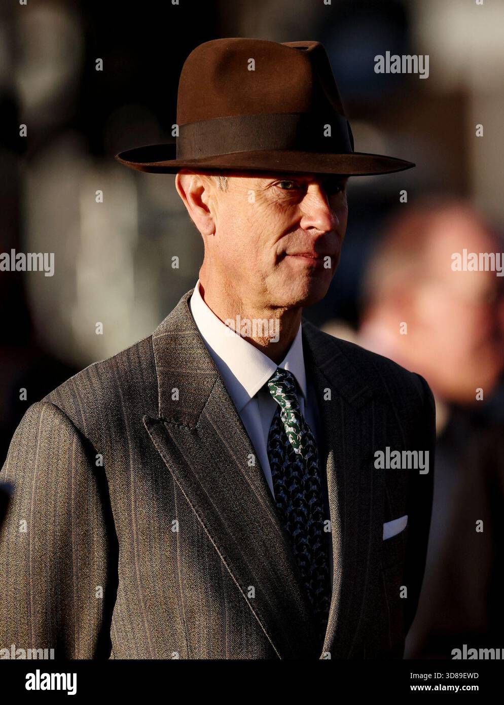 Il Duca di Edimburgo durante il Coral Gold Cup Day all'ippodromo di Newbury, Newbury. Data foto: Sabato 29 novembre 2025. Foto Stock