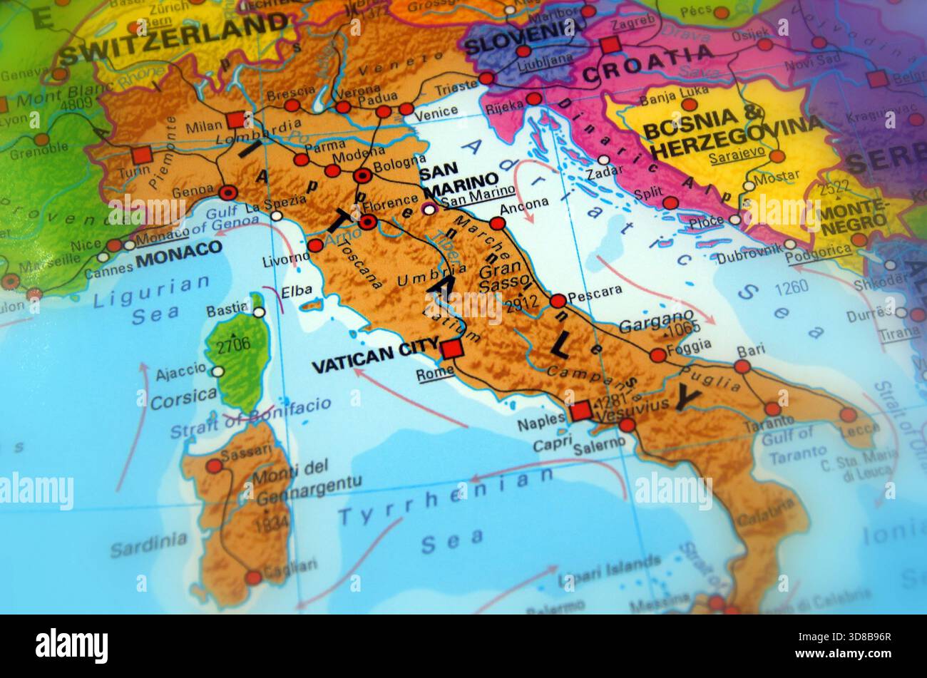 Italia, ufficialmente Repubblica italiana (Europa). Foto Stock