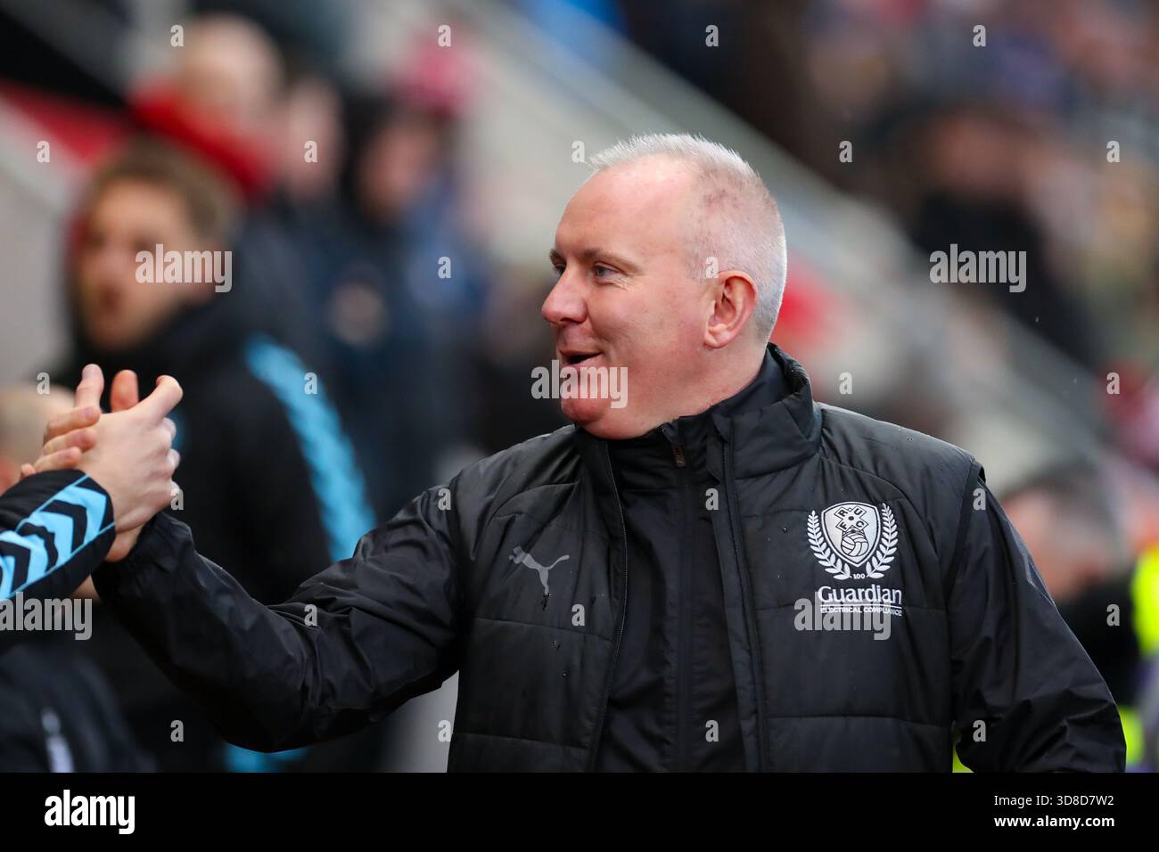 AESSEAL New York Stadium, Rotherham, Inghilterra - 29 novembre 2025 Matt Hamshaw allenatore del Rotherham United - prima della partita Rotherham United contro Wycombe Wanderers, Sky Bet League One, 2025/26, AESSEAL New York Stadium, Rotherham, Inghilterra - 29 novembre 2025 credito: Mathew Marsden/WhiteRosePhotos/Alamy Live News Foto Stock