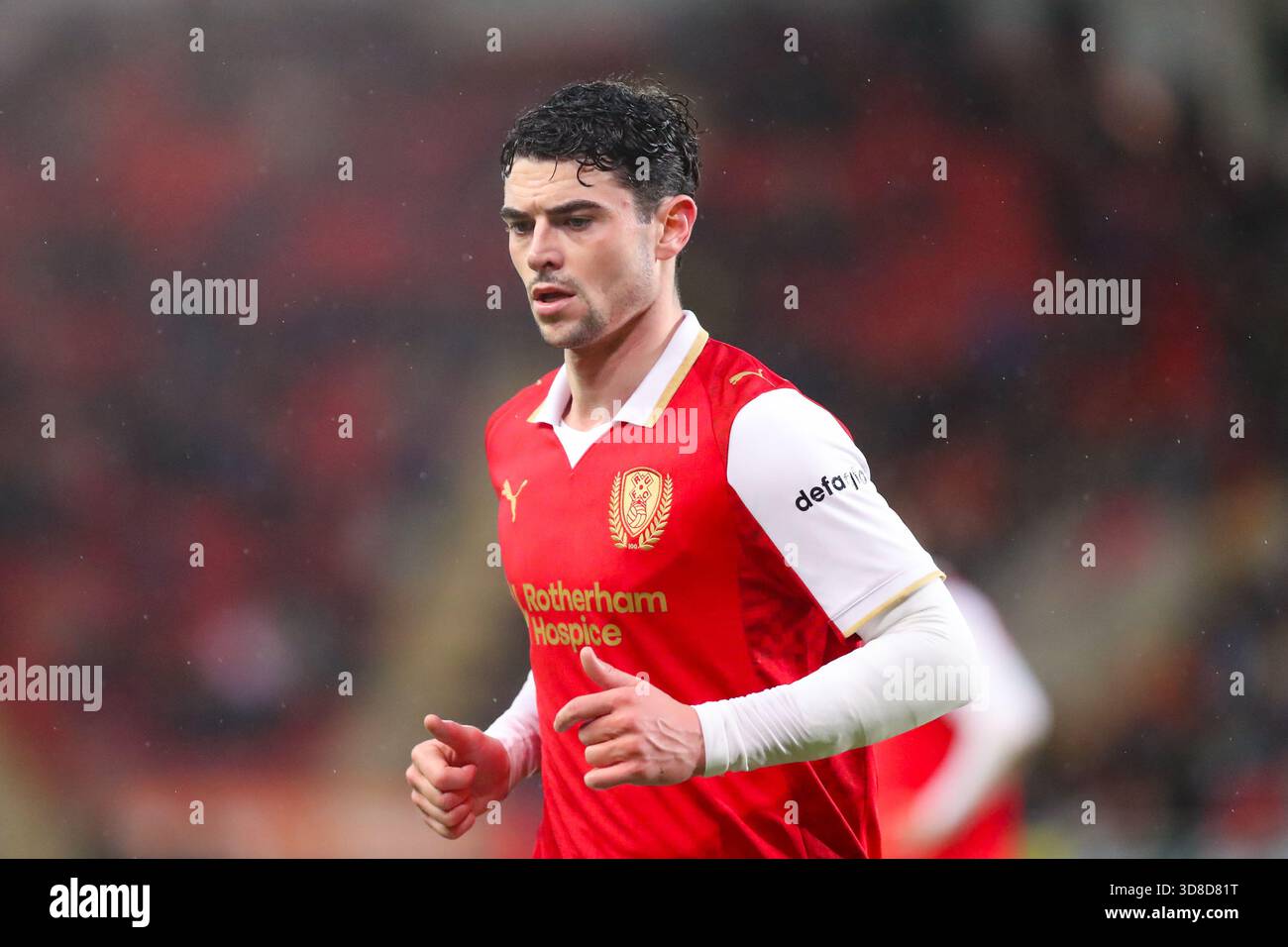 AESSEAL New York Stadium, Rotherham, Inghilterra - 29 novembre 2025 Joe Powell (7) del Rotherham United - durante la partita Rotherham United contro Wycombe Wanderers, Sky Bet League One, 2025/26, AESSEAL New York Stadium, Rotherham, Inghilterra - 29 novembre 2025 crediti: Mathew Marsden/WhiteRosePhotos/Alamy Live News Foto Stock