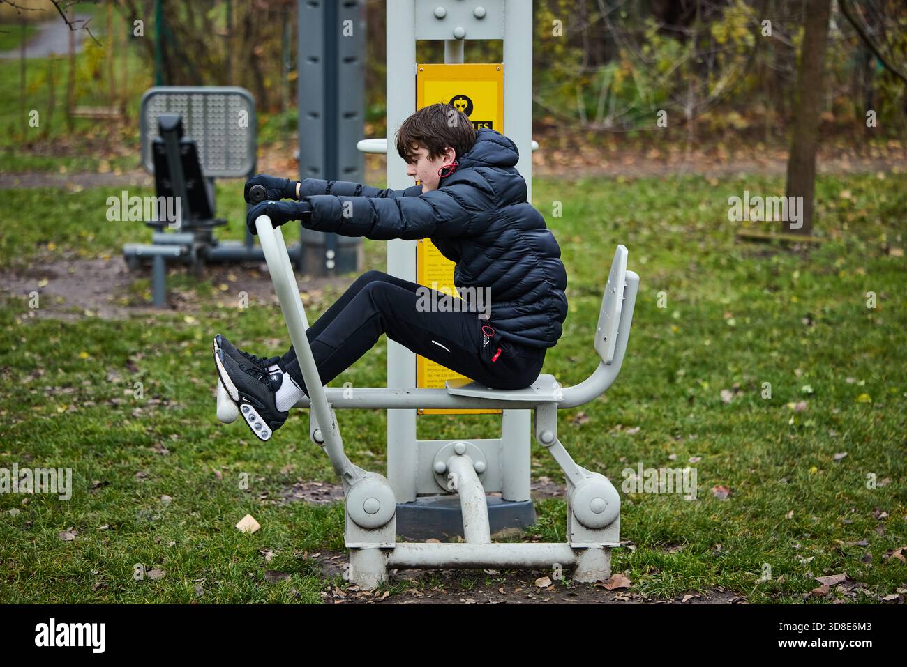 CRACOVIA, Polonia, fuori dalla palestra Foto Stock
