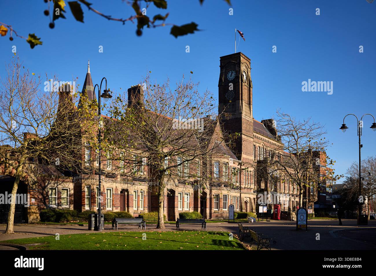 Sant'Elena. Edificio del municipio Foto Stock