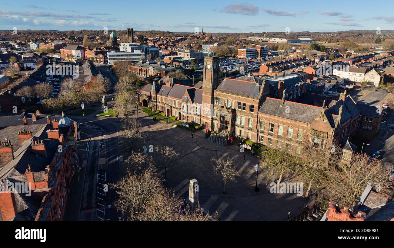 Sant'Elena. Edificio del municipio Foto Stock
