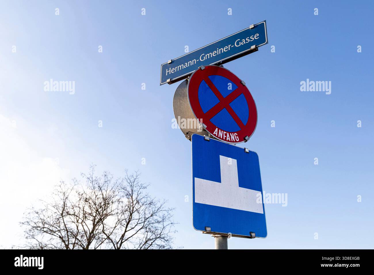 Hermann-Gmeiner-Gasse a Sankt Pölten, Österreich, Niederösterreich // Hermann-Gmeiner Lane a Sankt Pölten, bassa Austria, Austria. , . Crediti: APA-PictureDesk/Alamy Live News Foto Stock