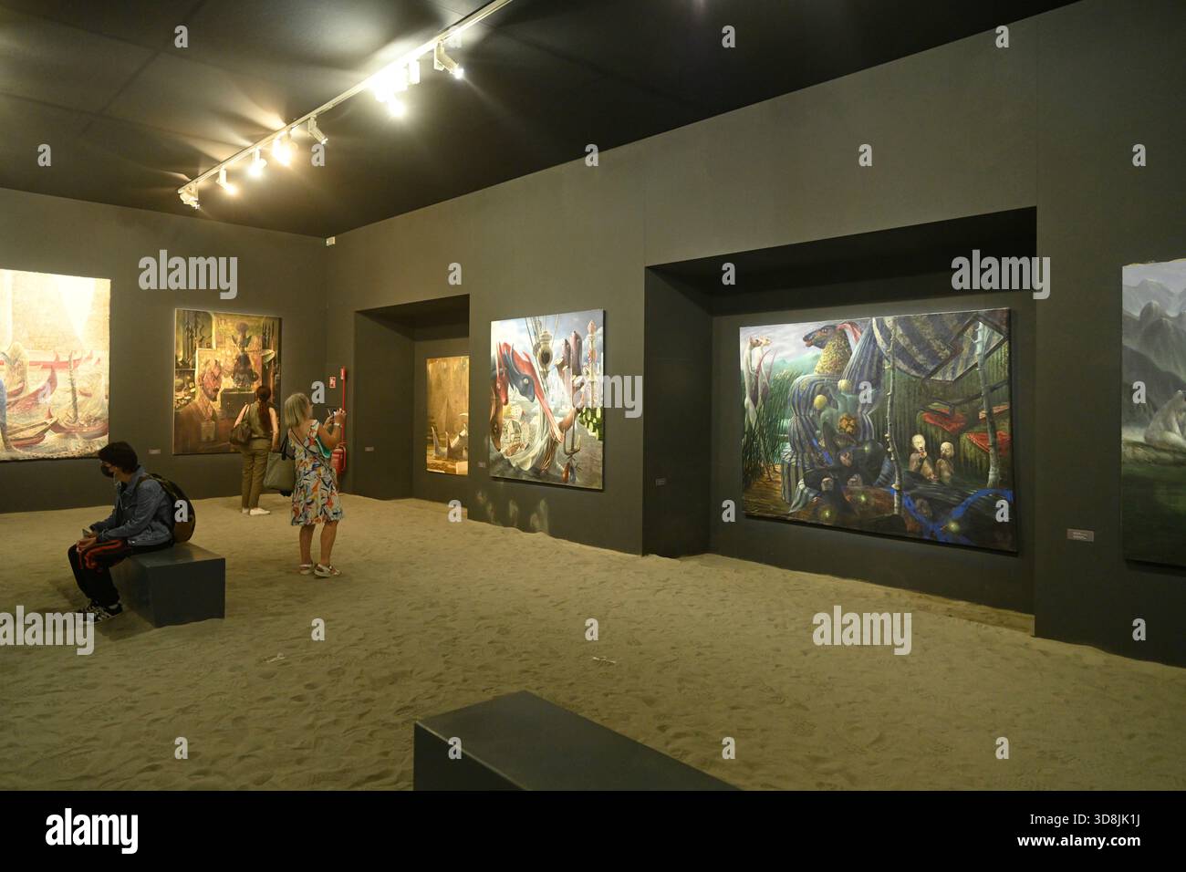 La 59a Mostra Internazionale d'Arte della Biennale, Venezia, Veneto, Italia, Europa Foto Stock