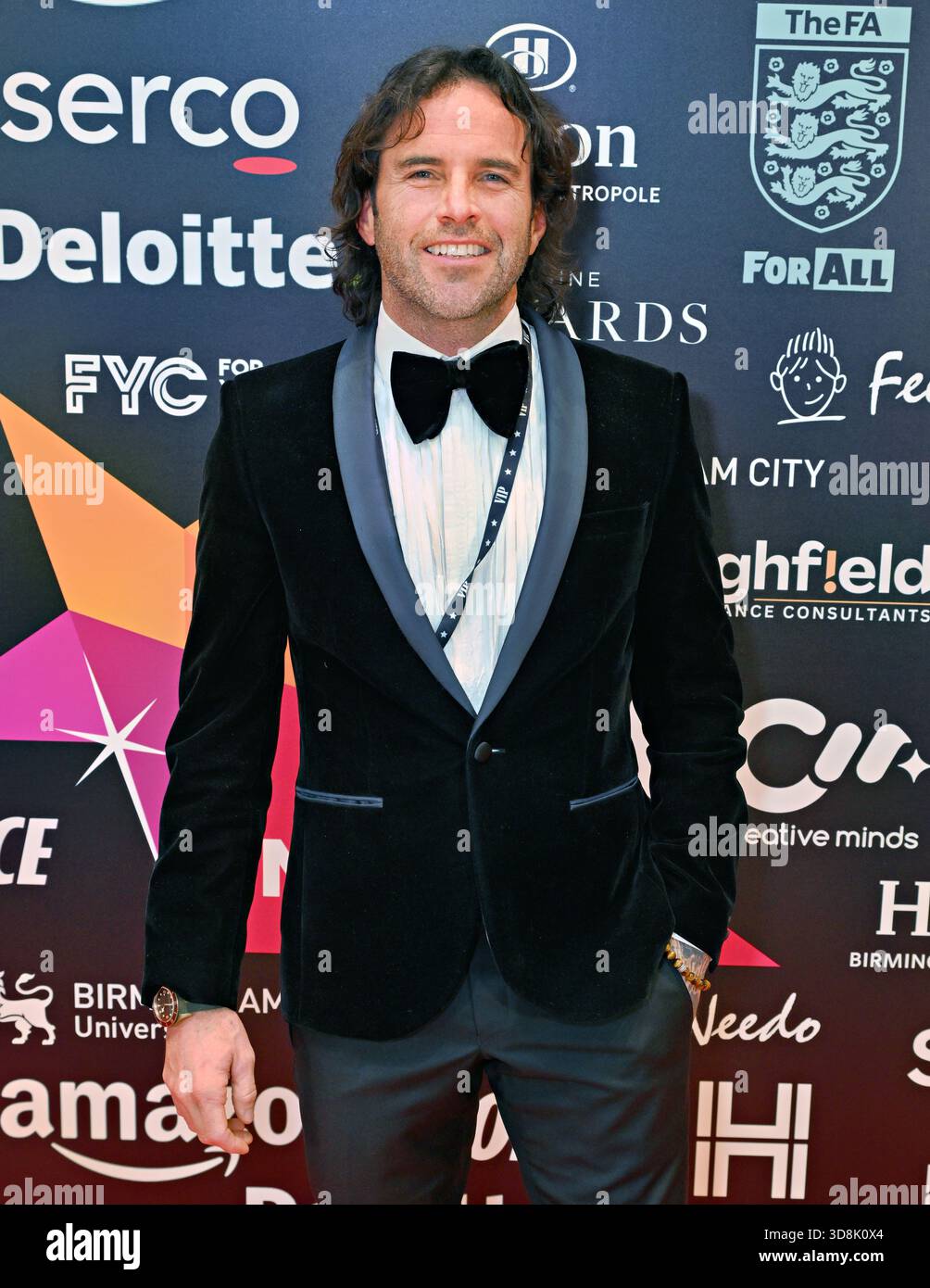 Birmingham, Regno Unito. 29 novembre 2025. James o'Keefe al Multicultural Business & Community Champion Awards 2025 (MBCC Awards) all'Hilton Birmingham Metropole, Birmingham, Regno Unito. (Foto di 李世惠/SEE li/Picture Capital) credito: Vedi li/Picture Capital/Alamy Live News Foto Stock