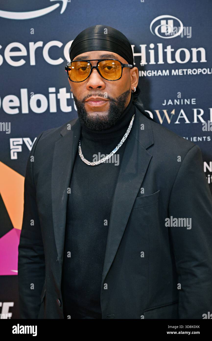 Birmingham, Regno Unito. 29 novembre 2025. Kule T agli Awards dei multiculturali Business & Community Champion Awards 2025 (MBCC Awards) all'Hilton Birmingham Metropole, Birmingham, Regno Unito. (Foto di 李世惠/SEE li/Picture Capital) credito: Vedi li/Picture Capital/Alamy Live News Foto Stock