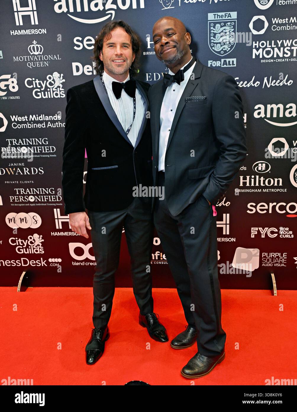 Birmingham, Regno Unito. 29 novembre 2025. James o'Keefe al Multicultural Business & Community Champion Awards 2025 (MBCC Awards) all'Hilton Birmingham Metropole, Birmingham, Regno Unito. (Foto di 李世惠/SEE li/Picture Capital) credito: Vedi li/Picture Capital/Alamy Live News Foto Stock