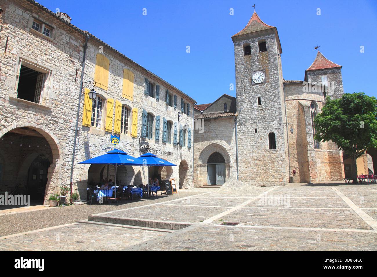 Francia, Occitanie, dipartimento di Tarn e Garonna, Lauzerte Foto Stock
