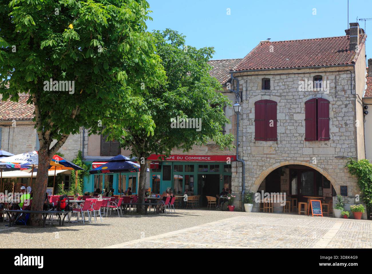 Francia, Occitanie, dipartimento di Tarn e Garonna, Lauzerte Foto Stock