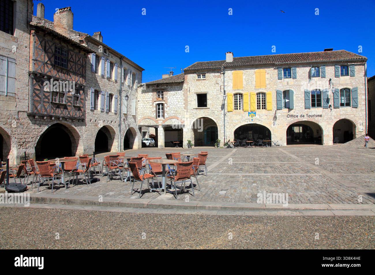 Francia, Occitanie, dipartimento di Tarn e Garonna, Lauzerte Foto Stock