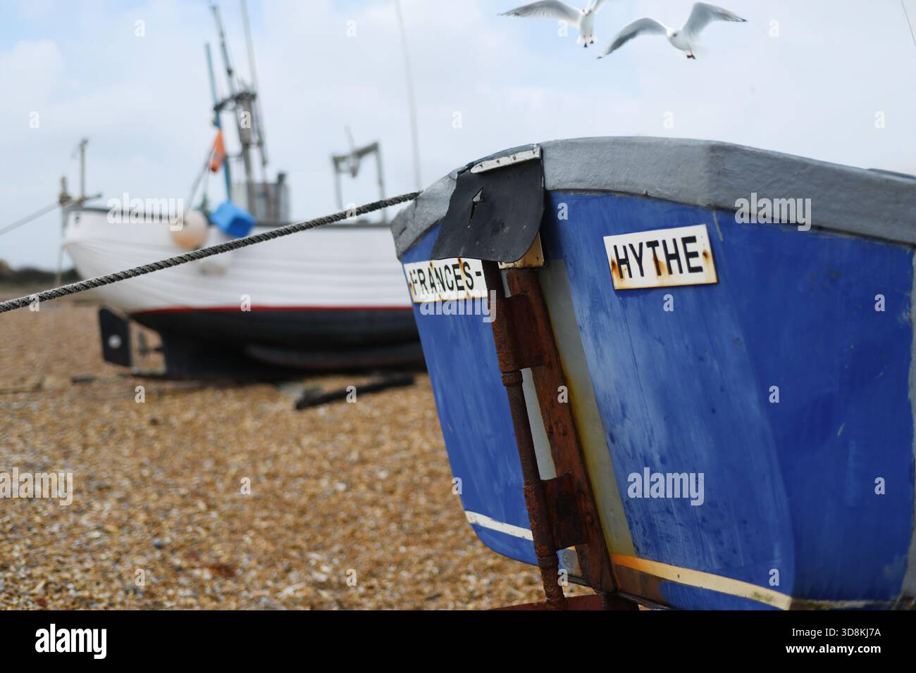 Barche da pesca Hythe Kent Foto Stock
