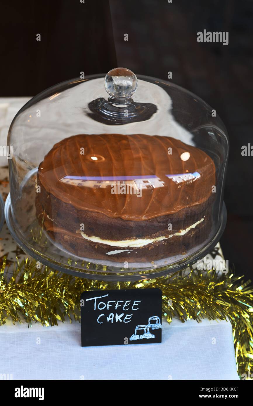 Torta di toffee Foto Stock