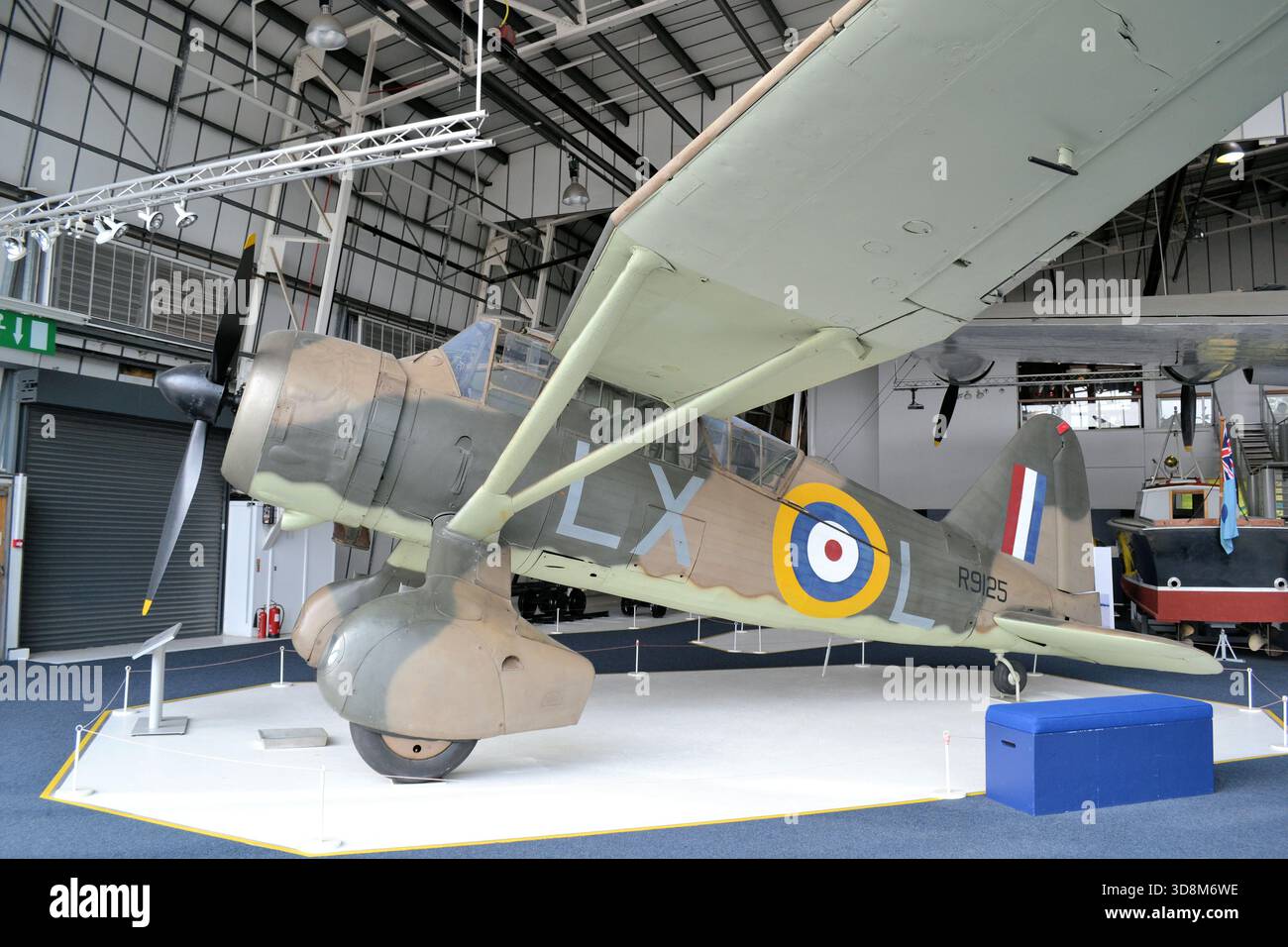 Autentico aereo della RAF del periodo Battle of Britain, Westland Lysander III, ora di proprietà del RAF Museum Foto Stock