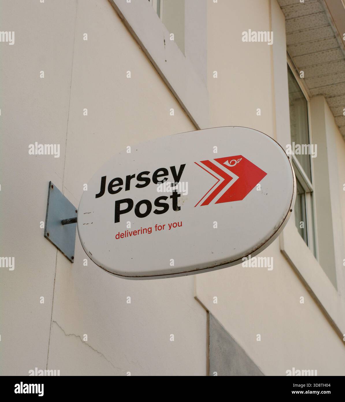 Jersey Post - consegna per te - firma a Jersey, Isole del Canale Foto Stock