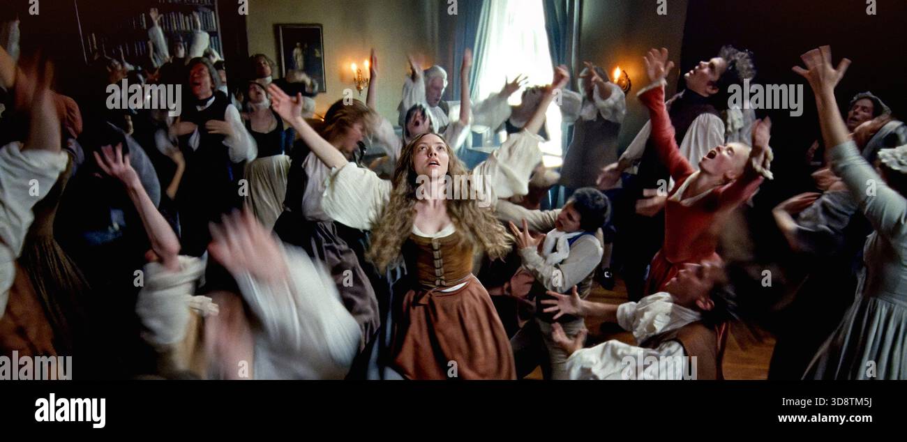 The Testament of Ann Lee (2025) diretto da Mona Fastvold e interpretato da Amanda Seyfried, Lewis Pullman e Thomasin McKenzie. Il leader fondatore del movimento Shaker costruisce una comunità religiosa utopica attraverso il celibato radicale, la canzone e la danza estatica. La pubblicità è ancora SOLO PER USO EDITORIALE. Crediti: BFA / Annapurna Pictures Foto Stock