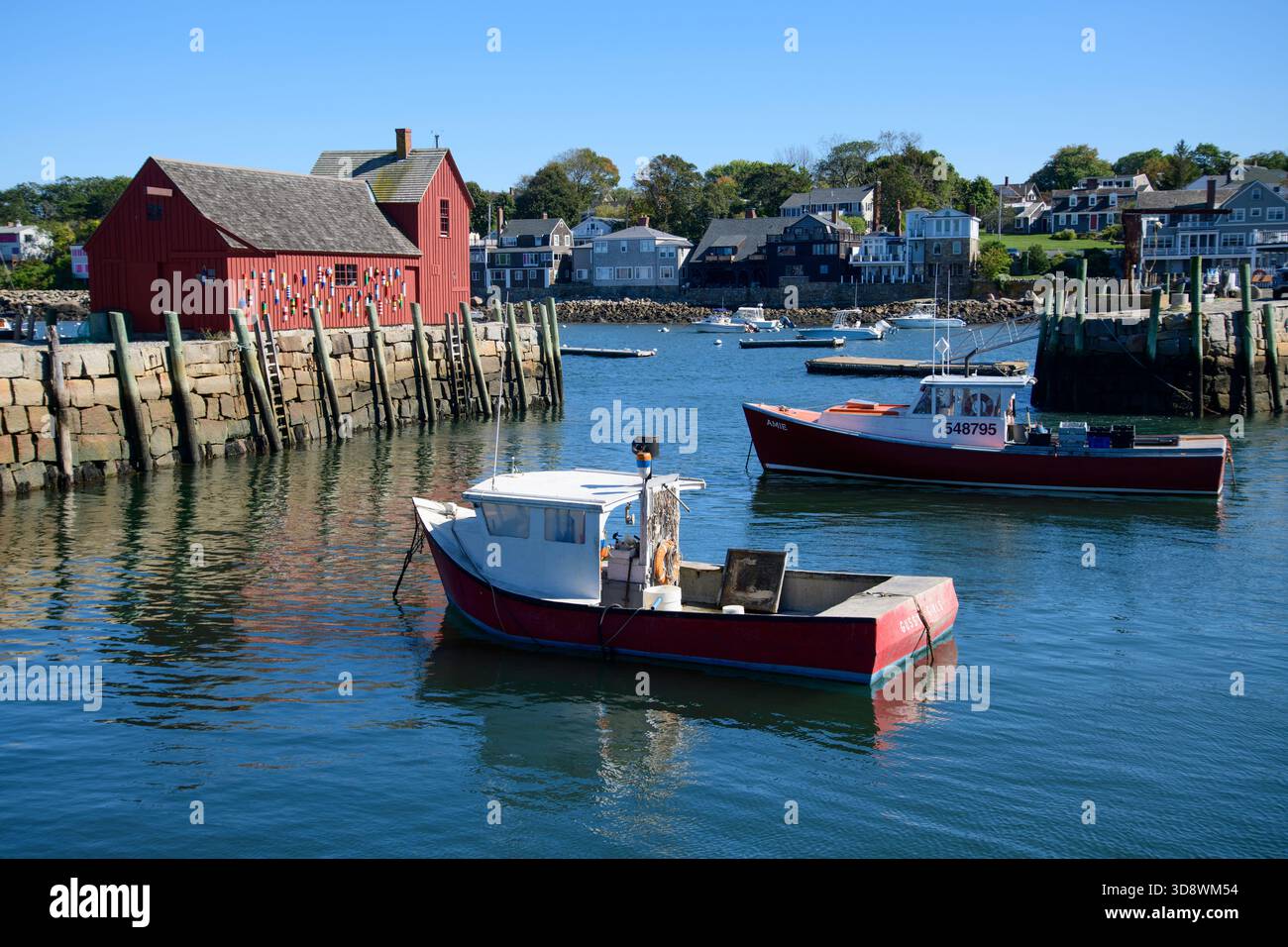 USA New England, East Coast, Massachusetts, Rockport Foto Stock