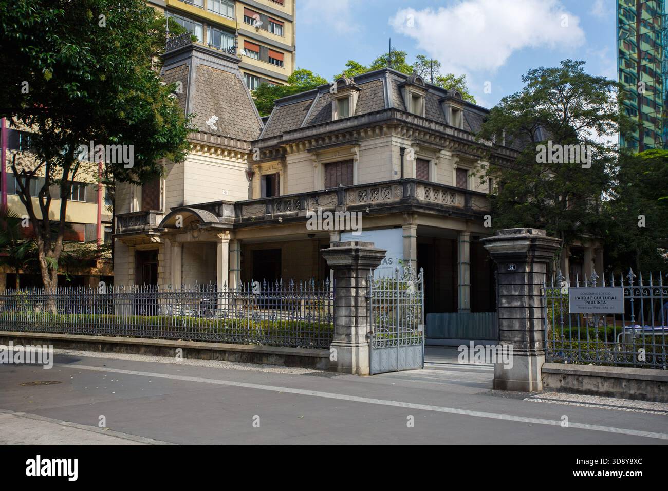 Casa das Rosas storica residenza in Paulista Avenue, San Paolo, Brasile Foto Stock