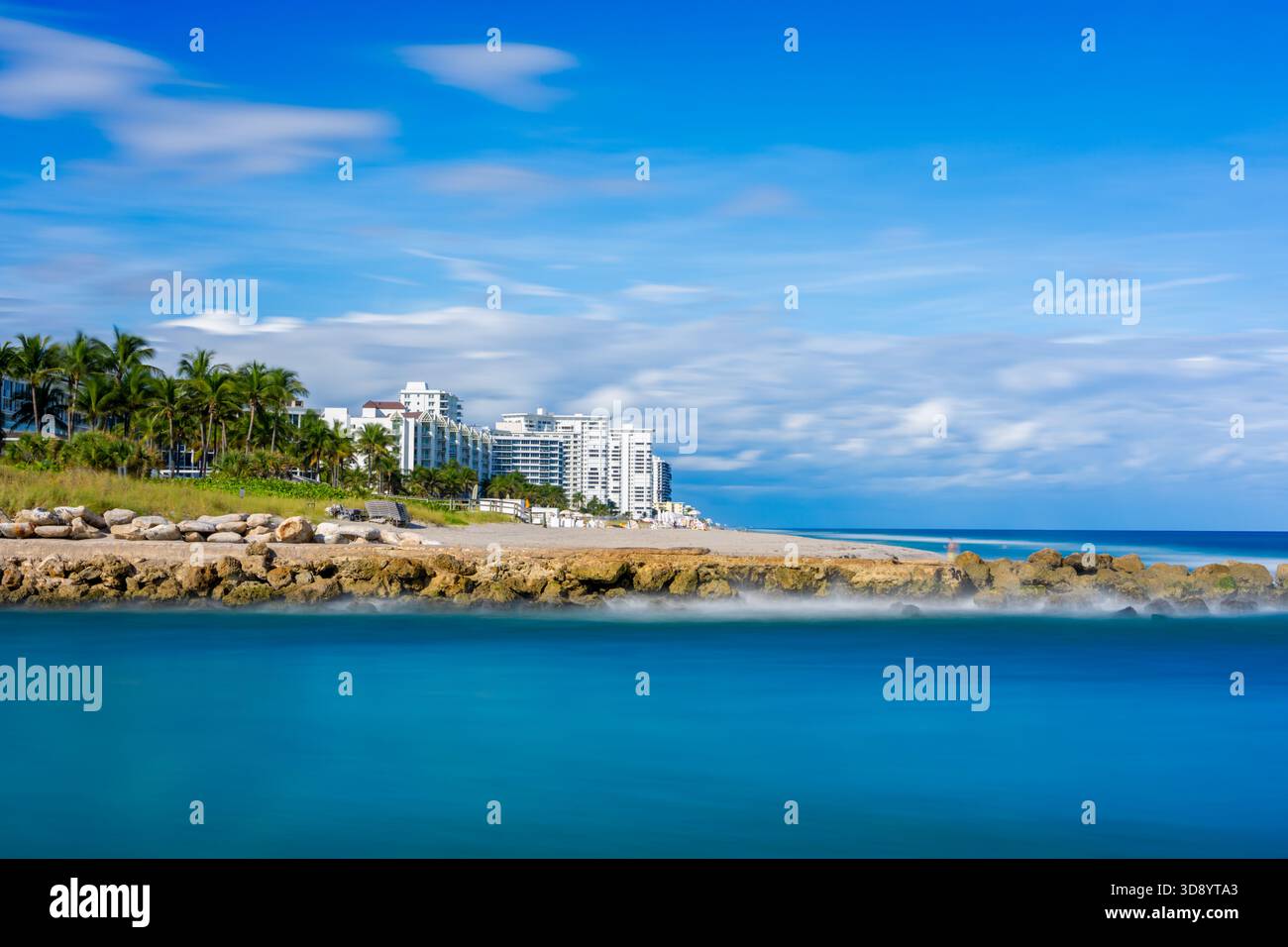 Spiagge tropicali di Boca Raton Florida 2025 Foto Stock
