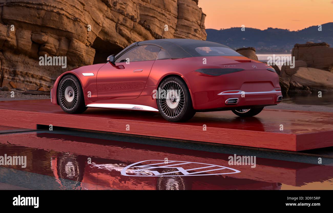 Mercedes-Maybach SL 680 monogramma Foto Stock
