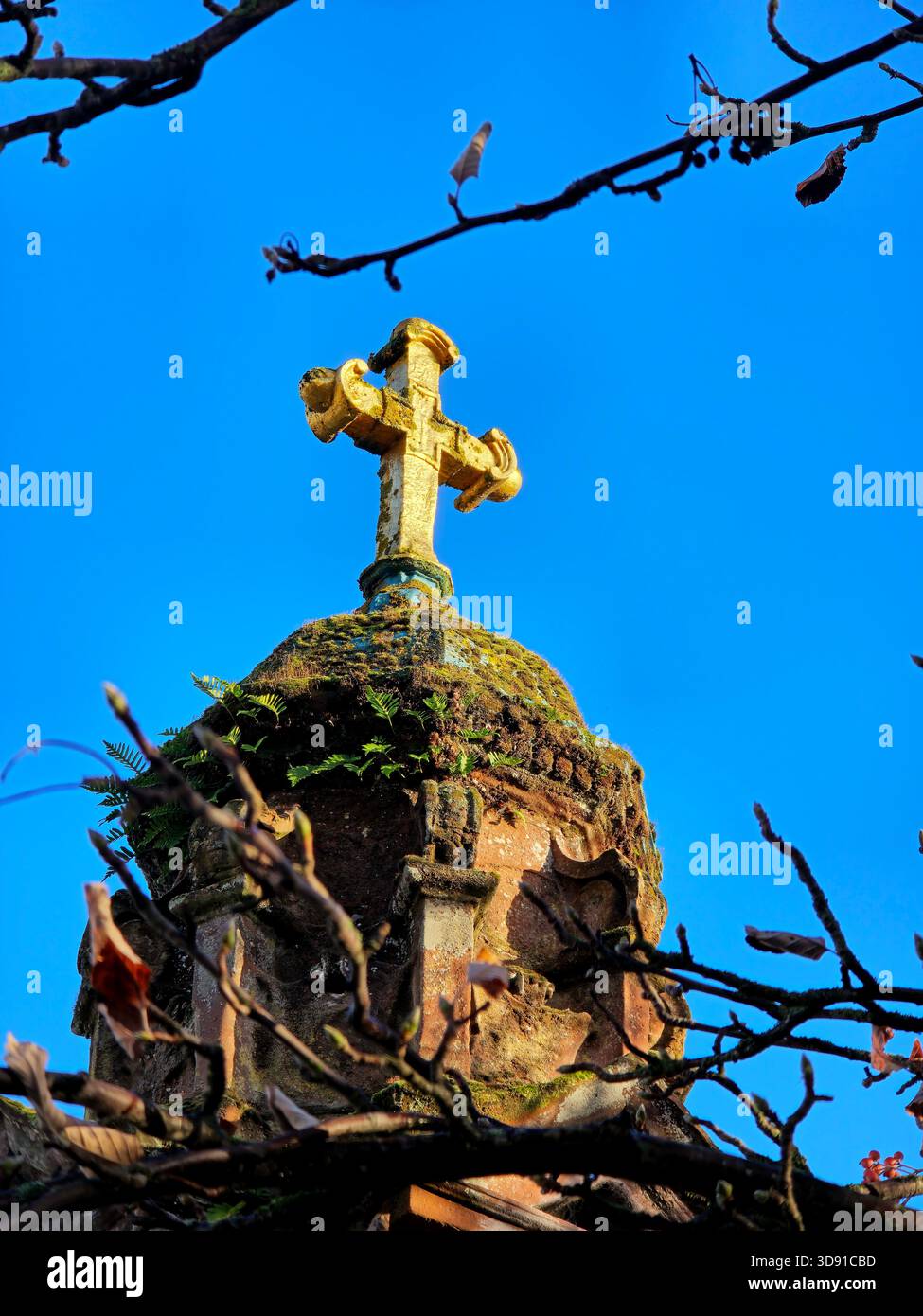 Croce d'oro Foto Stock