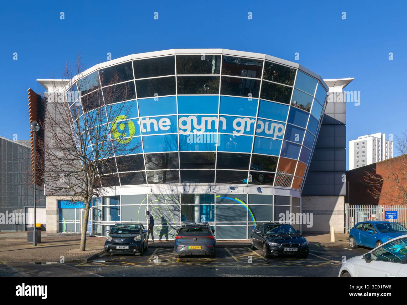 The Gym Group Building, Cardinal Park, centro di Ipswich, Suffolk, Inghilterra, REGNO UNITO Foto Stock