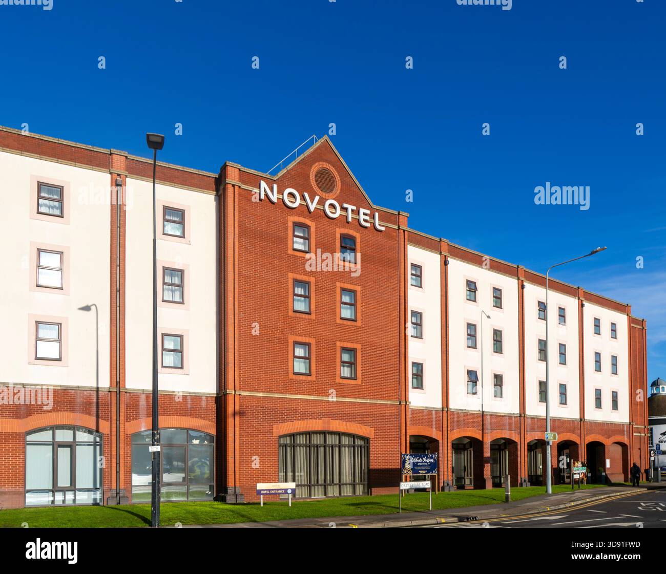Edificio del Novotel Ipswich Centre, centro di Ipswich, Suffolk, Inghilterra, Regno Unito Foto Stock