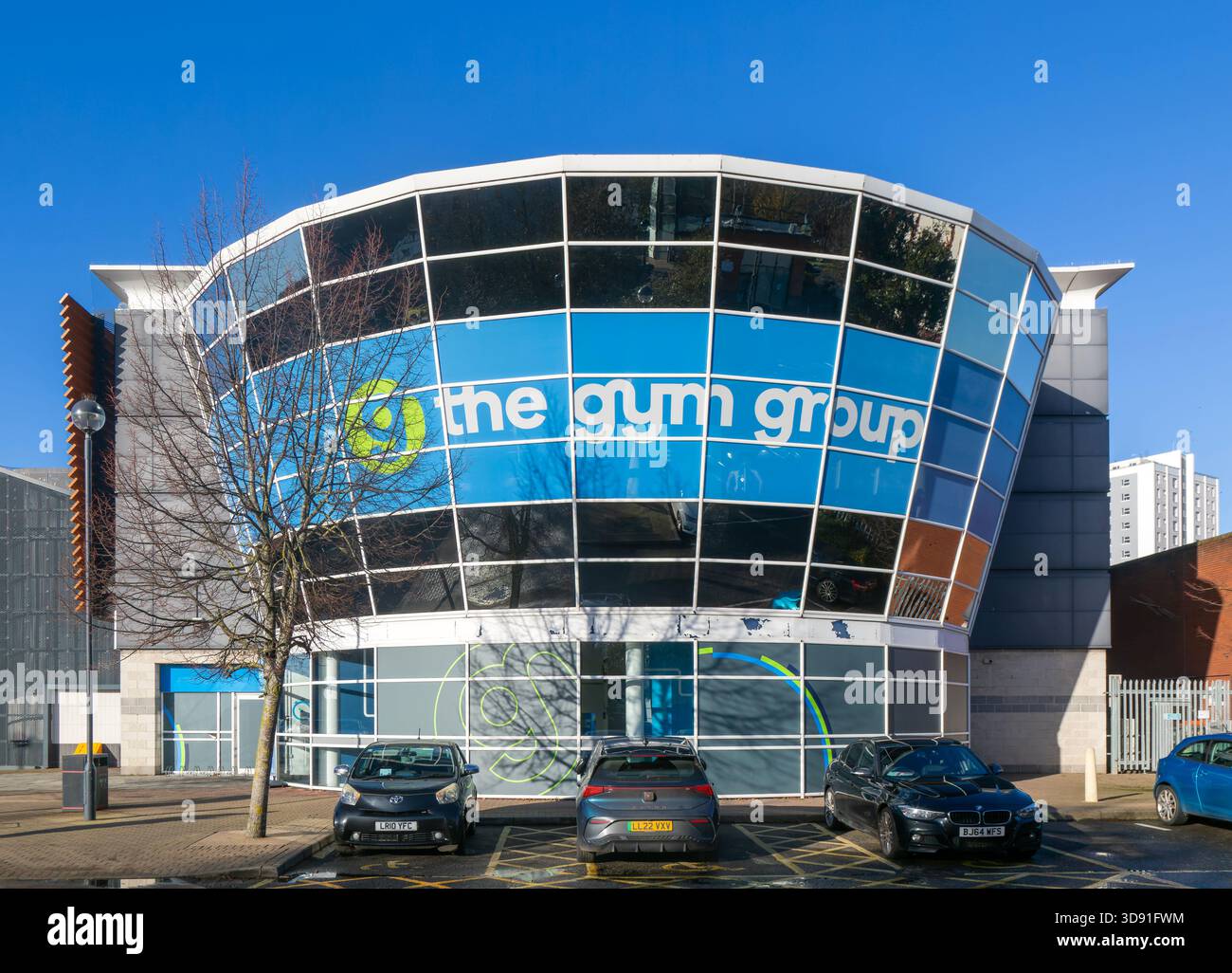 The Gym Group Building, Cardinal Park, centro di Ipswich, Suffolk, Inghilterra, REGNO UNITO Foto Stock