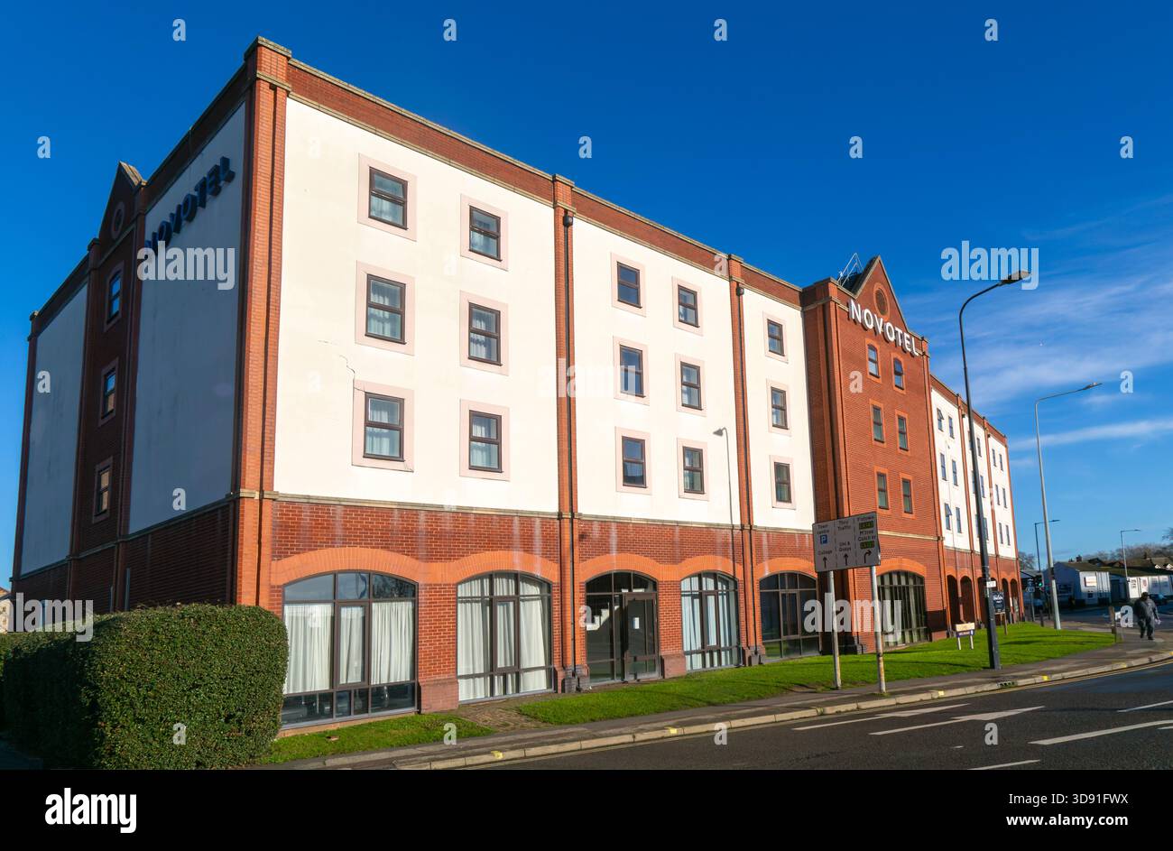 Edificio del Novotel Ipswich Centre, centro di Ipswich, Suffolk, Inghilterra, Regno Unito Foto Stock