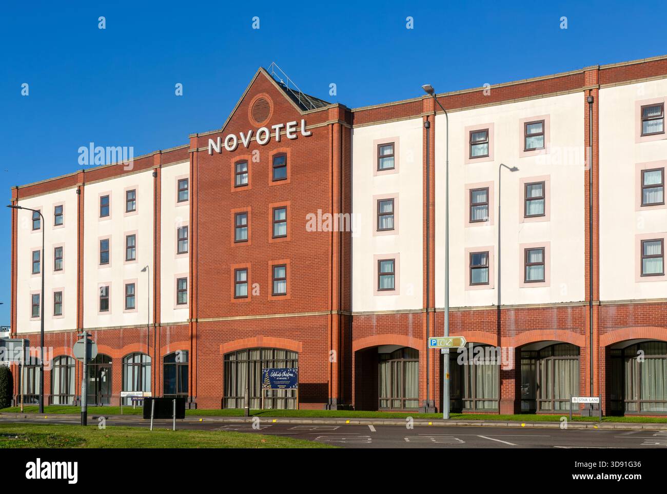 Edificio del Novotel Ipswich Centre, centro di Ipswich, Suffolk, Inghilterra, Regno Unito Foto Stock
