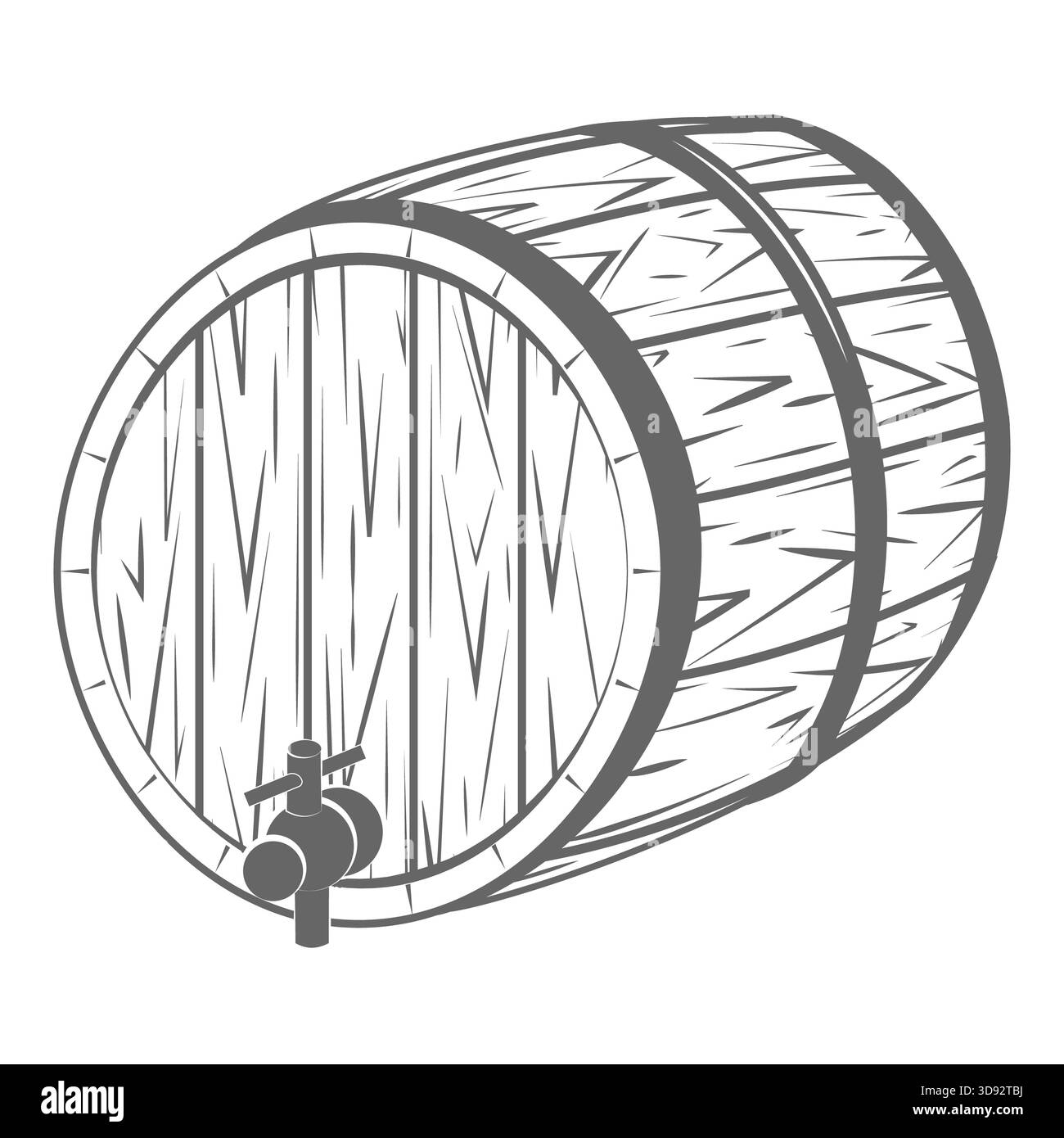 Set di icone bicolore della birra artigianale. illustrazione. Contiene frecce con punta di luppolo, nastro, bottiglie, tazze, fusti, luppolo, mano con luppolo... Componente 1 Foto Stock