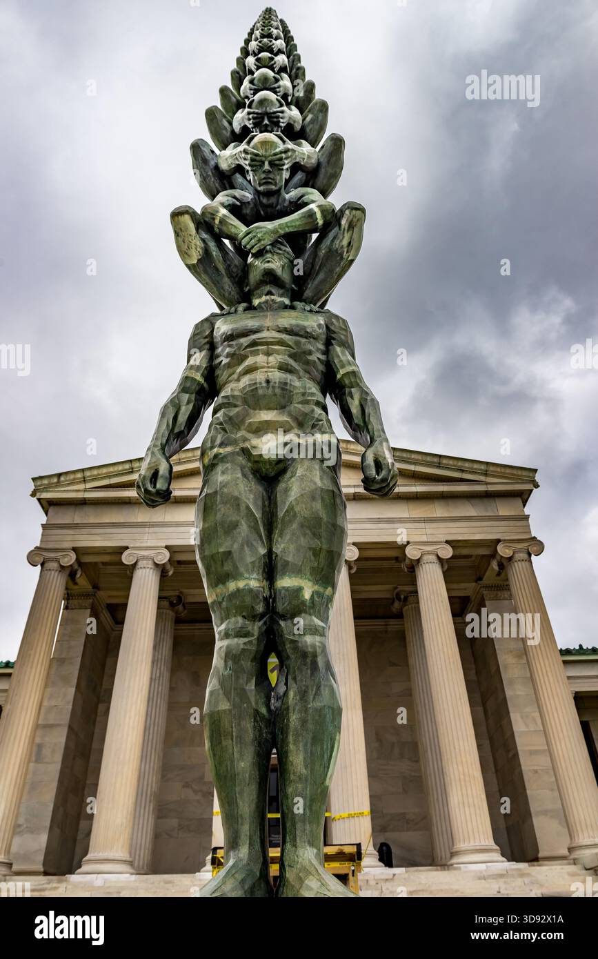 Karma Sculpure all'Albright Knox Art Galley Buffalo NY. Foto Stock