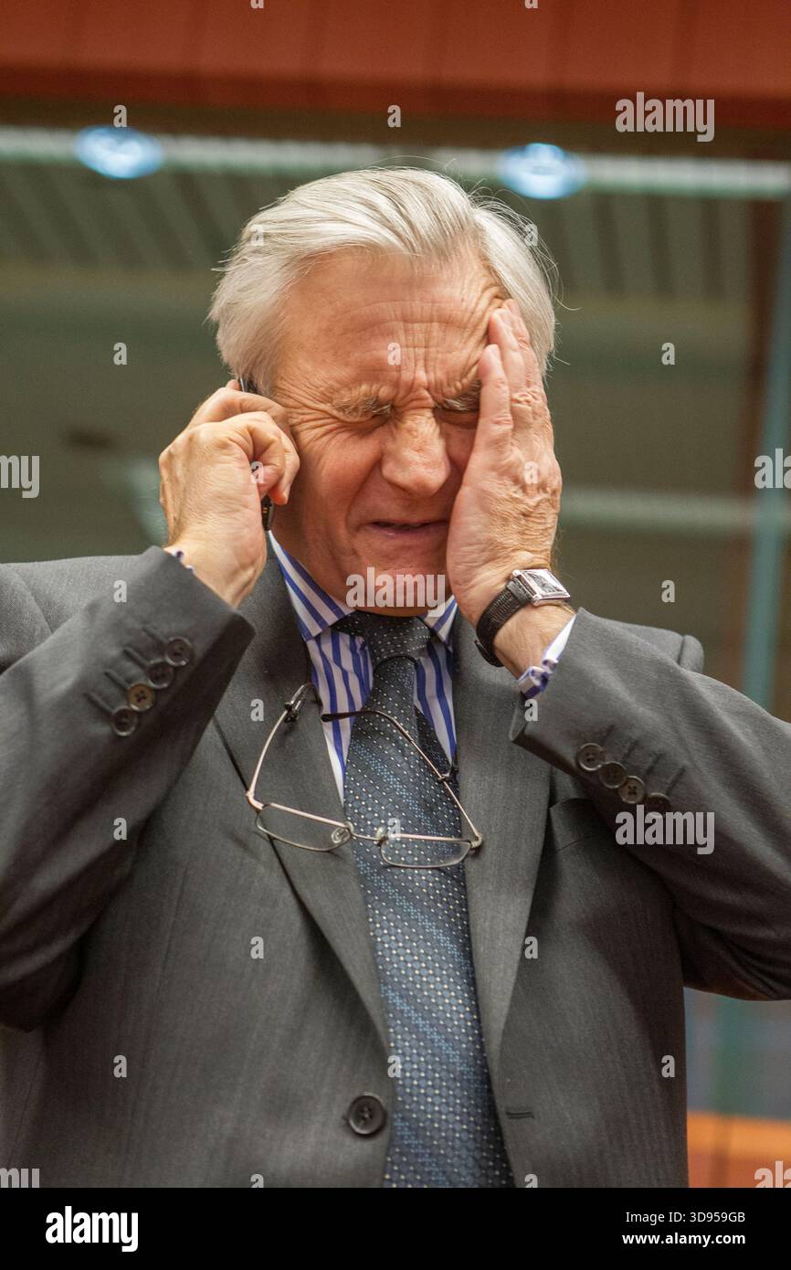 Jean Claude Trichet Foto Stock