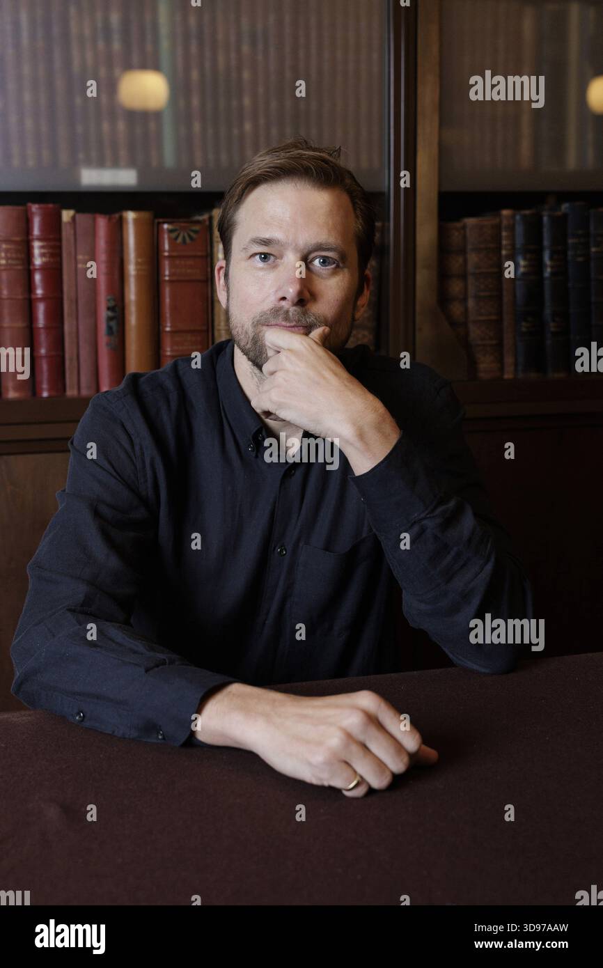 Ritratto di Christopher Bollen 16/11/2025 ©Isabella De Maddalena/opale.Photo Foto Stock