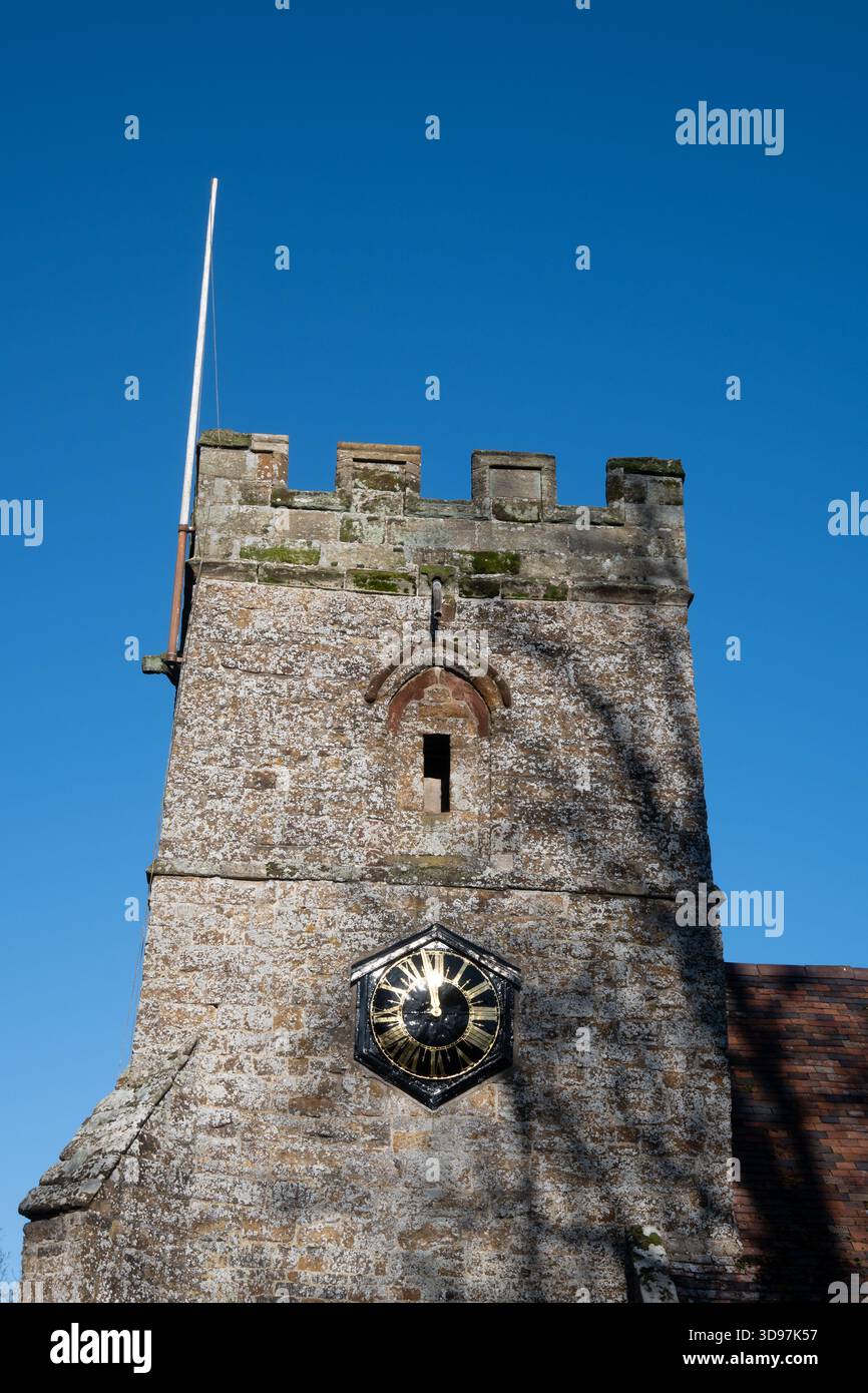 Chiesa di S. Giovanni Battista, Hellidon, Northamptonshire, England, Regno Unito Foto Stock
