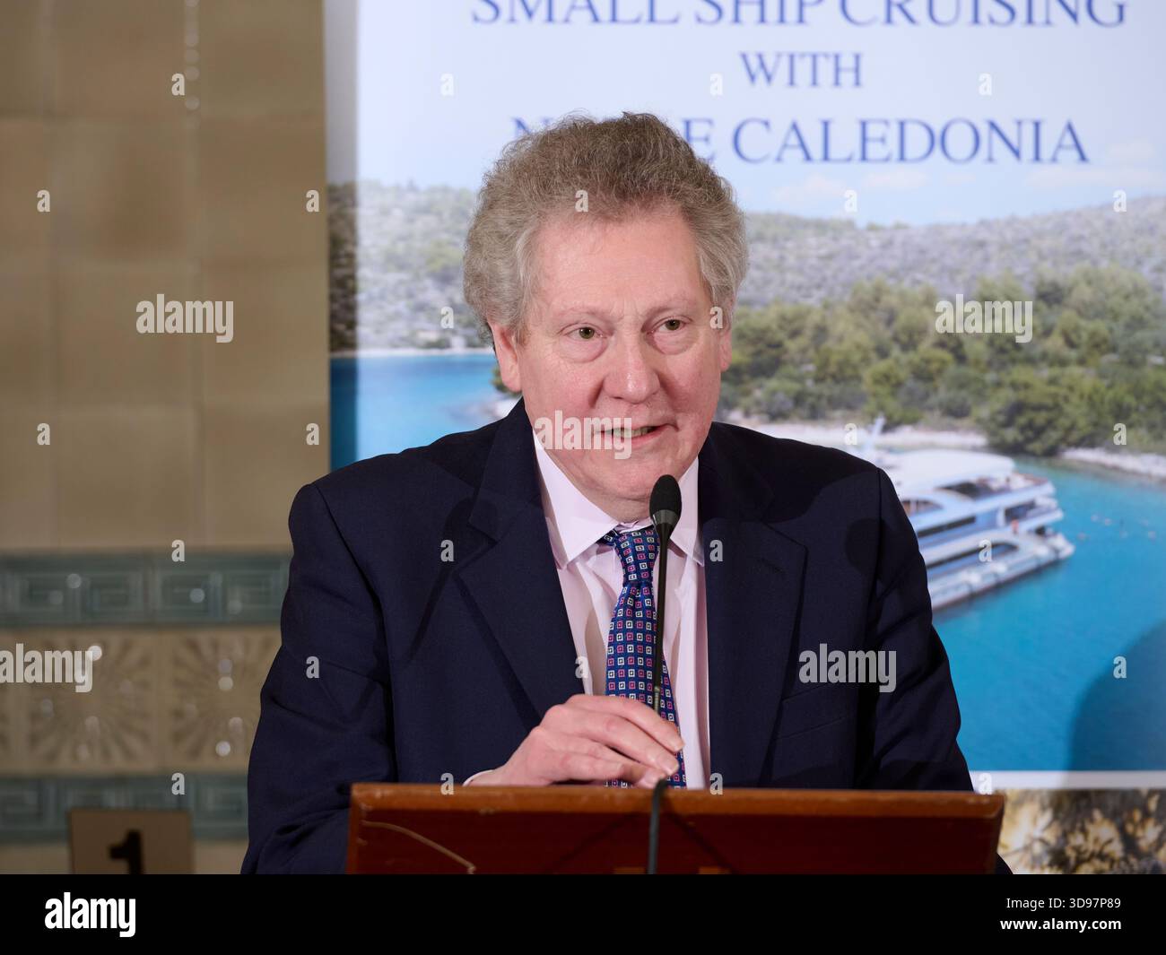 Andrew Lownie all'Oldie Literary Lunch 25-11-25, Foto Stock