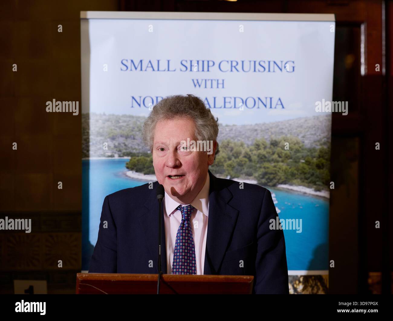 Andrew Lownie all'Oldie Literary Lunch 25-11-25, Foto Stock