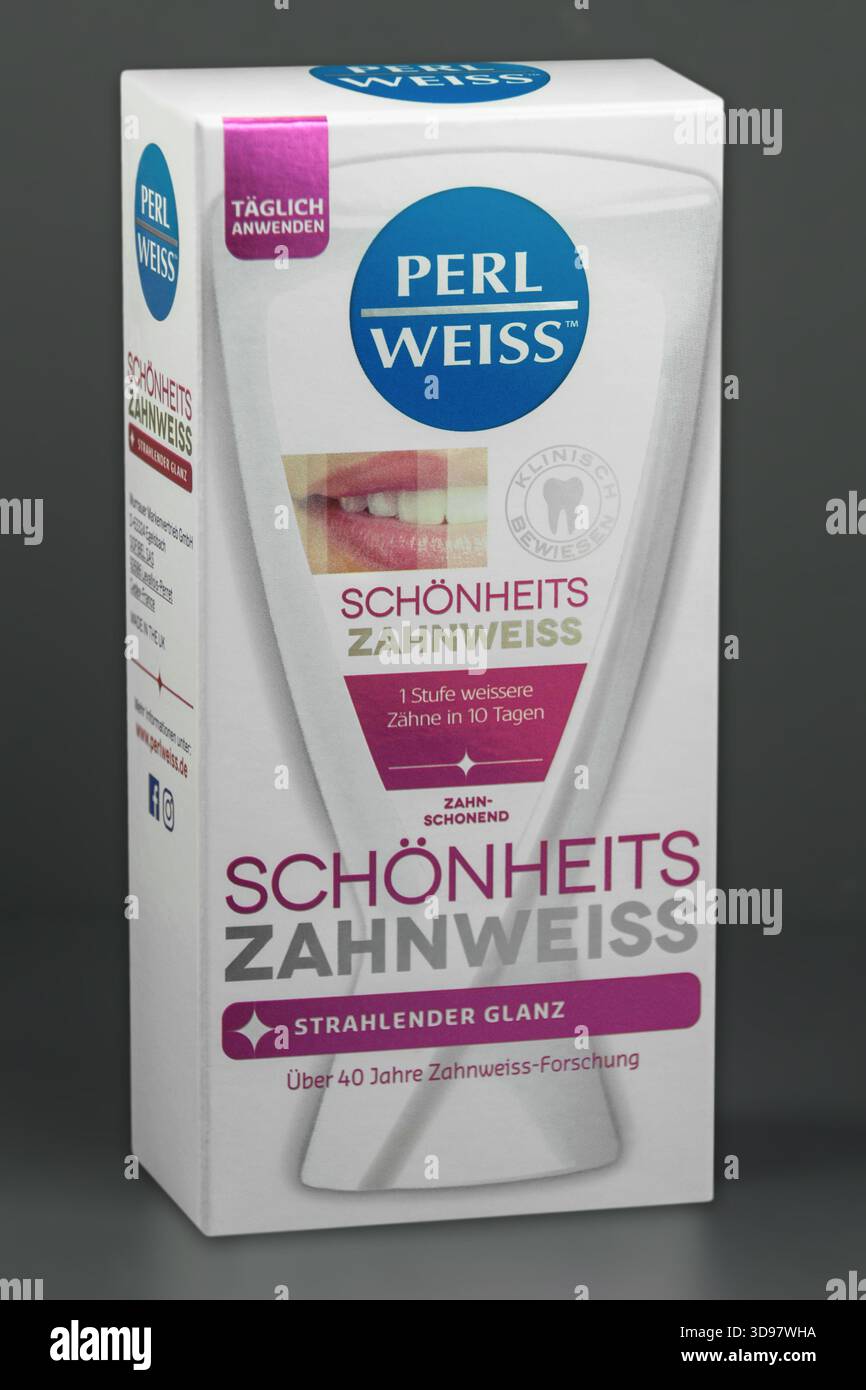 1 Packung Zahnweiss von Perlweiss Foto Stock