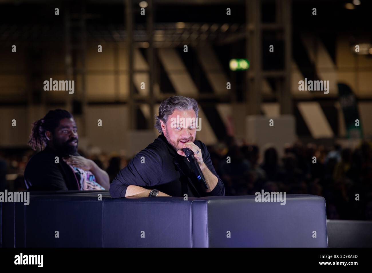 Hollywood e l'attore britannico James McAvoy parlano al MCM Comic con di Birmingham 2025 Foto Stock