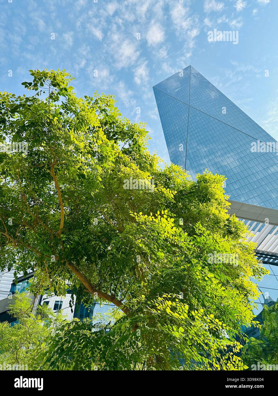ICD Brookfield Building DIFC - Immagine stock catturata con smartphone