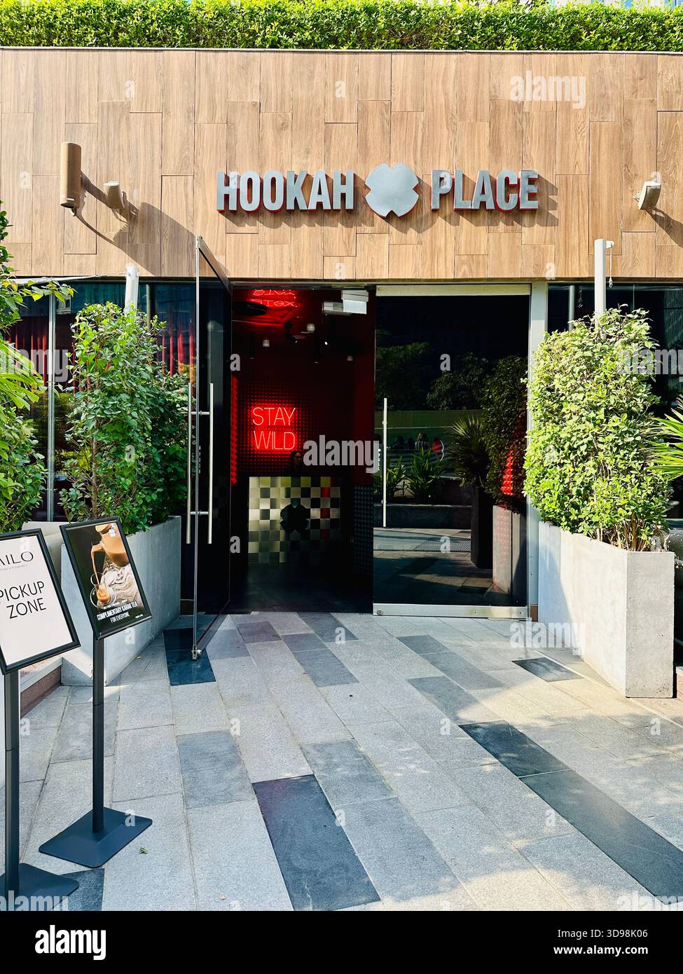Hookah Place DIFC Dubai Foto Stock