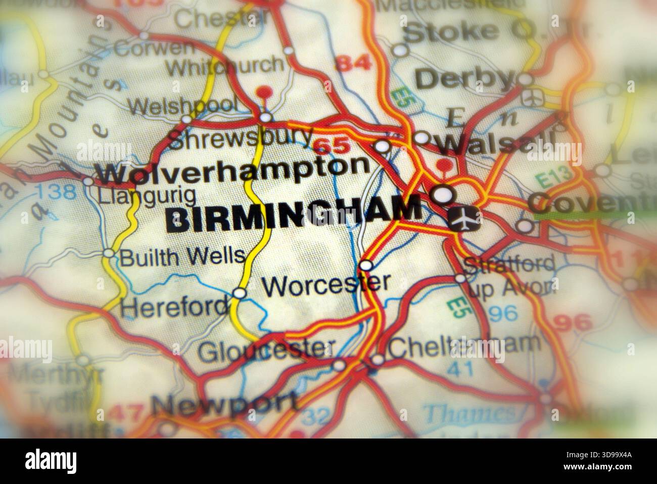 Birmingham, una città delle West Midlands d'Inghilterra, Regno Unito (UK). Foto Stock