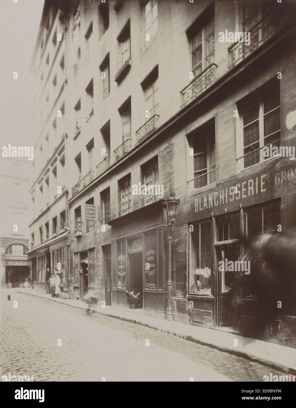 Edifici, 18 e 20 rue du Renard, 4° arrondissement, Parigi, Union photographique Francoaise, fotografo, tra il 1894 e il 1920, Fotografia, Arti grafiche, Fotografia, Aristotipo, dimensioni - lavoro: altezza: 26,3 cm, larghezza: 20,6 Foto Stock